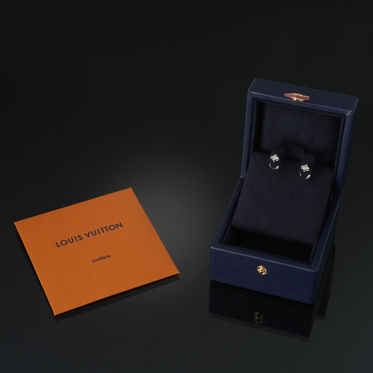 LOUIS VUITTON(USED)루이비통 Q06418 LV 모노그램 스타컷 이어링